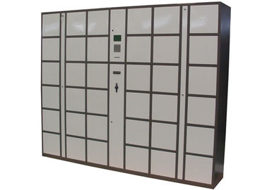 الفولاذ الأمتعة خزانات محطة الالكترونية صندوق مع 36 الأبواب كبيرة الحجم البطاقات الذكية المتكاملة