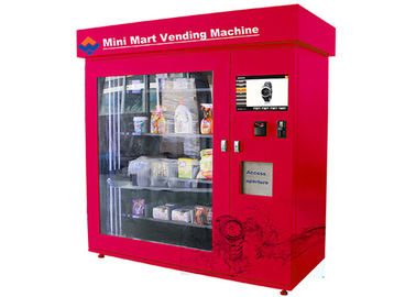 التلقائي آلة البيع البسيطة مارت ، 19 بوصة تعمل باللمس قابل للتعديل ميني مارت كوين آلة البيع