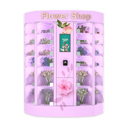 CE FCC Fresh Flower Vending Machine الآلي حديقة مع المرطب