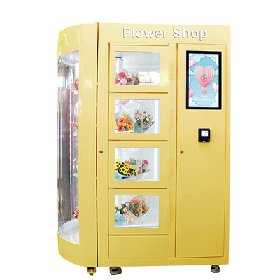 CE FCC Fresh Flower Vending Machine الآلي حديقة مع المرطب