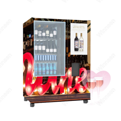 ذكي آلة بيع النبيذ ويسكي البيرة الأحمر مصعد لفرنسا 22 بوصة