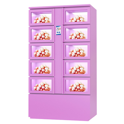 يمكن تخصيص خزانة آلة بيع البيض في نظام تبريد الثلاجة