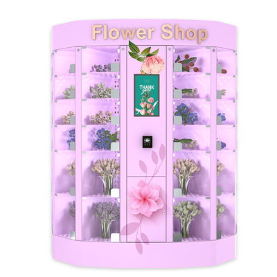 نظام تبريد ذكي للثلاجة خزانة بيع الزهور مقاس 22 بوصة بكفاءة عالية
