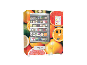 كومبو الغذاء آلة البيع حسب الطلب لون مخصص للمدرسة / محطة القطار