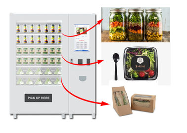 الحزام الناقل آلات بيع الأغذية الطازجة ، آلة بيع الخضار ساندويتش