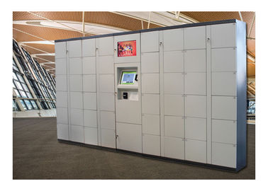 المطار الذكية المستخدمة الإلكترونية الخزانة خزائن الأمتعة مع الصلب الضميمة