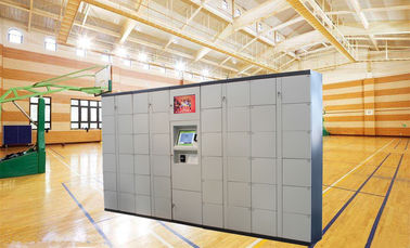 تعمل فواتير عملات معدنية إلكترونية دائمة أبواب التخزين خزائن الأمتعة مطار استئجار خزانة للجمهور