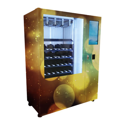 بطاقة الائتمان الدفع كشك بيع النبيذ ، آلة بيع مبردة مع مصعد