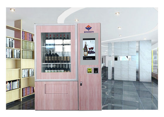 OEM / ODM الحزام الناقل شرب البيرة النبيذ آلة البيع مع نظام الرفع