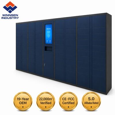 جودة  Biometric Secure Smart Parcel Locker with Cloud Remote Management and Customizable Compartments مصنع