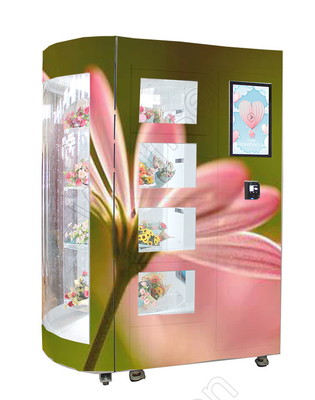 24 ساعة ميني مارت بيع الزهور الخزائن آلة الدفع بالبطاقة الذكية الصلب المدرفلة على البارد