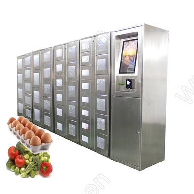 آلة خزائن بيع البيض الذكية 24 ساعة للخضروات ذات الخدمة الذاتية الرسمية