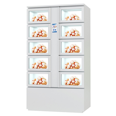 يمكن تخصيص خزانة آلة بيع البيض في نظام تبريد الثلاجة