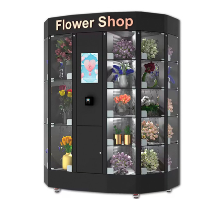 آلة بيع الزهور آمنة وفعالة 120V مع مجموعة متنوعة واسعة