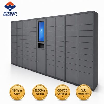 جودة خزانة طرود ذكية شديدة التحمل بنظام تشغيل أندرويد وإدارة عن بعد قائمة على السحابة للعاملين في المصانع مصنع