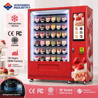 جودة Winnsen Cupcake and Bread Vending Machine for Supermarket Coffee Shop Office Lobby مصنع