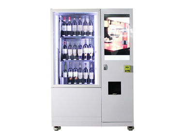 تبريد الثلاجة سعة كبيرة النبيذ زجاجة آلة البيع مع شاشة تعمل باللمس 22 بوصة