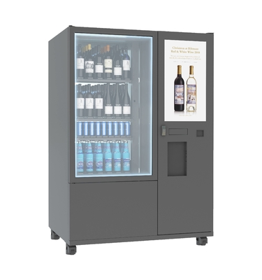 آلة بيع الزجاجات متعددة الدفع للويسكي مع مصعد ناقل