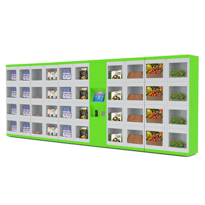خزانة بقالة ذكية للبيع ، ميني مارت ، حجم باب المتجر ، خيار النوافذ الشفاف