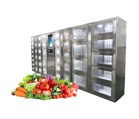 آلة بيع الخضروات الغذائية 18.5 &quot;شاشة تعمل باللمس الخدمة الذكية